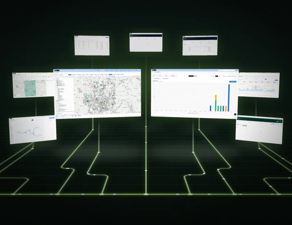 Grid Data Family applications connected on one platform